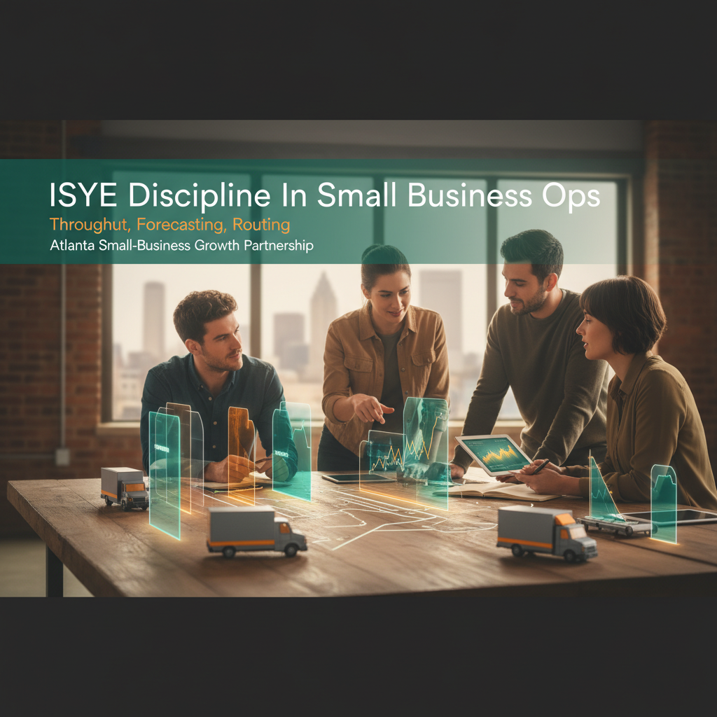 ISYE Discipline In Small Business Ops: Throughput, Forecasting, Routing