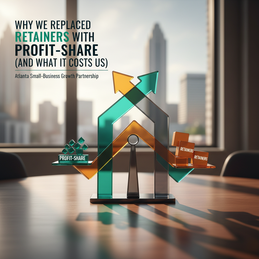Why We Replaced Retainers With Profit-Share (And What It Costs Us)